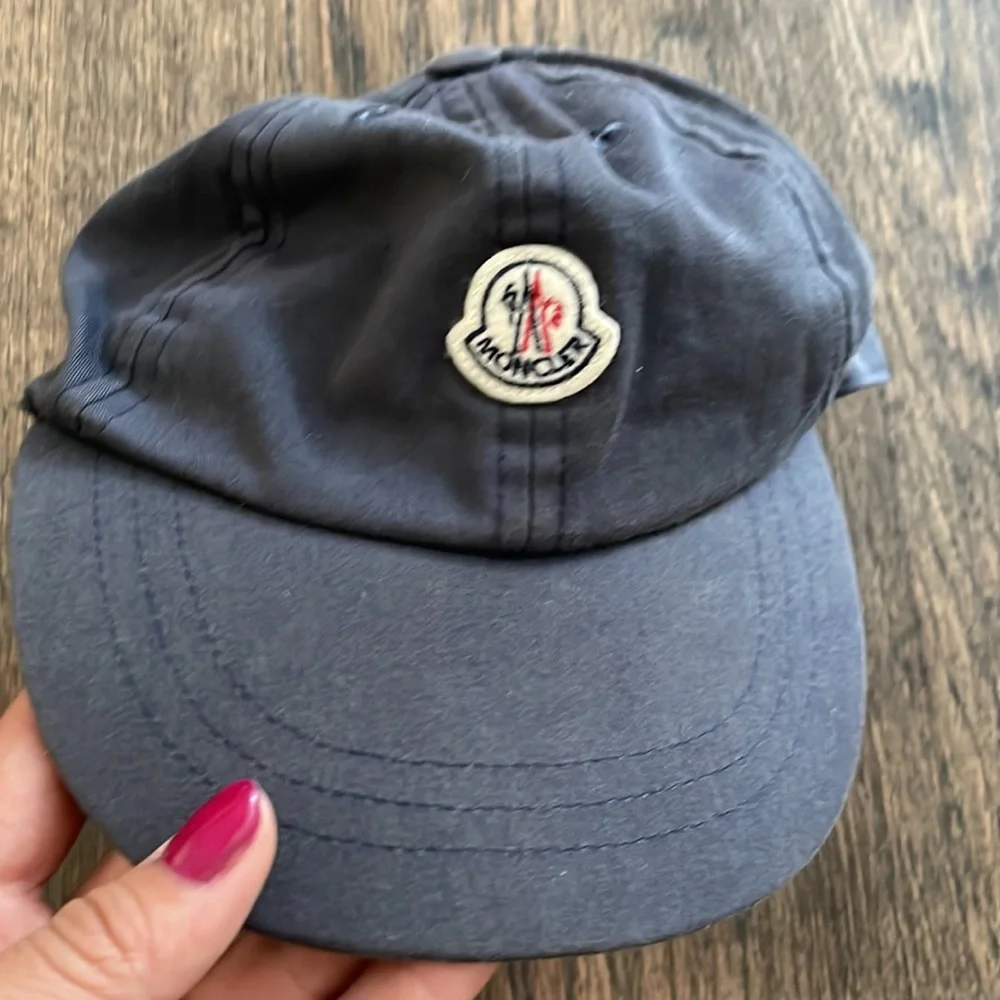 Moncler kids navy hat Size 50 My Son Wore Baby To 4 Years